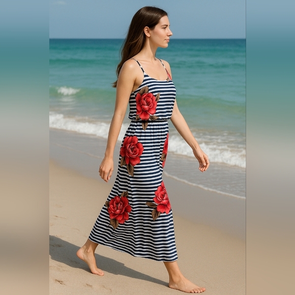 Enfocus Studio Navy Dress - Picture 5 of 6